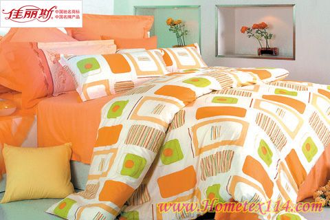 橙色与绿色搭配清新的世界