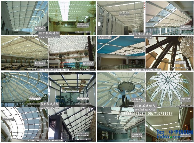 采光顶遮阳帘 用途其他 成份阳光面料 规格电动,手动 型号HC