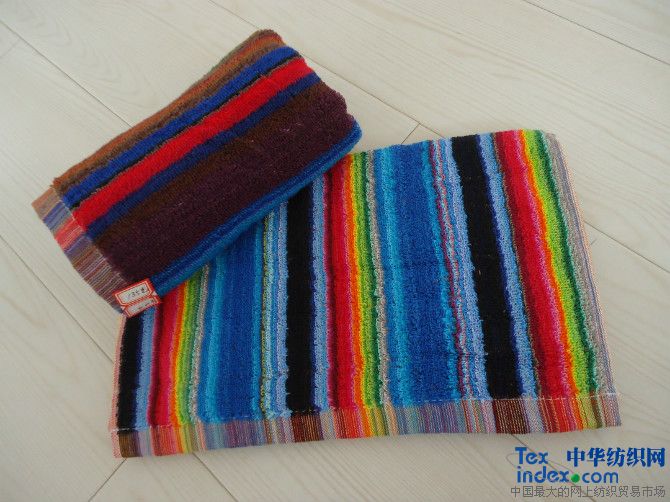 短期供应印花浴巾 工艺类型色织彩条毛巾 用途