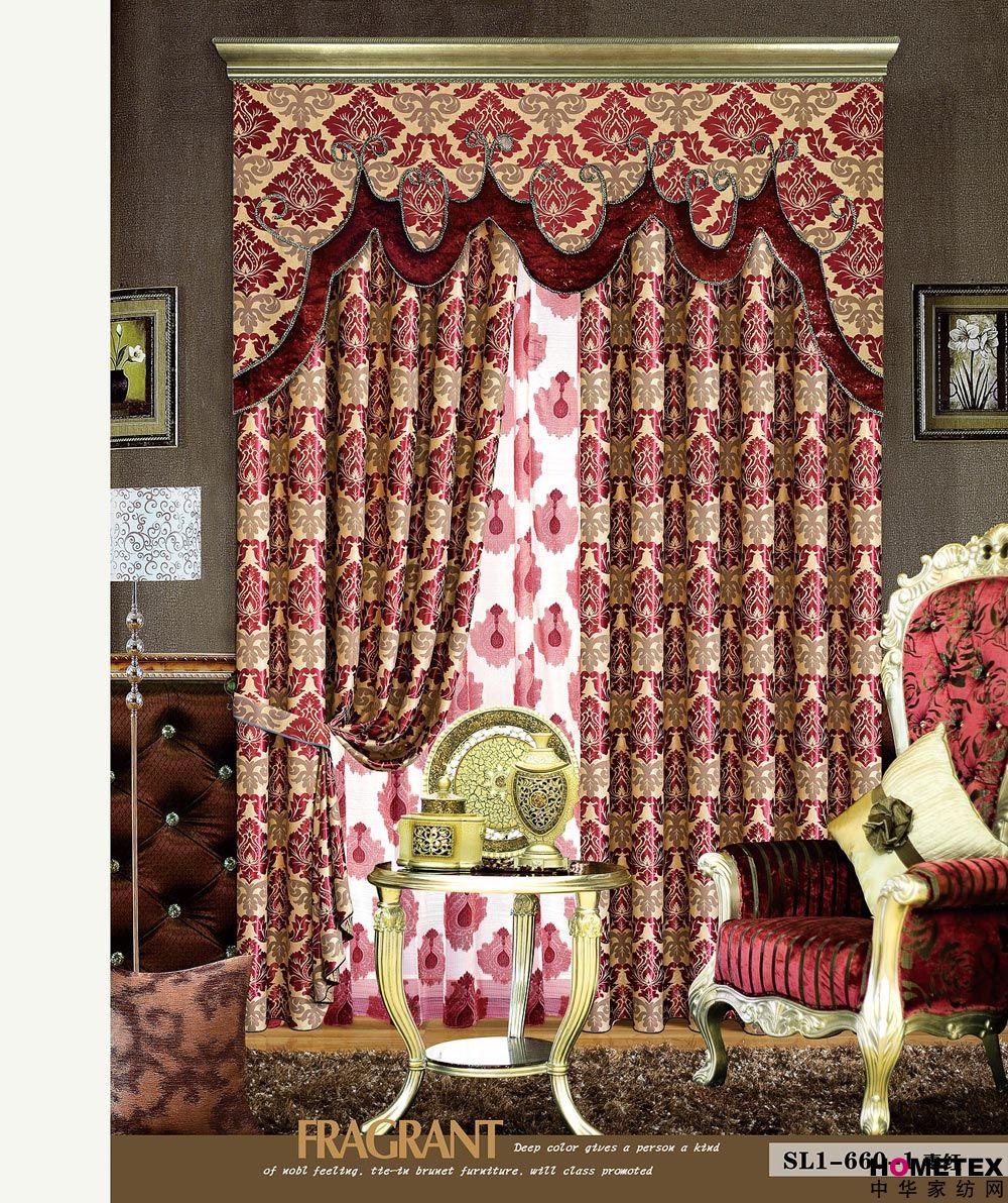 长期供应阳离子提花遮光布 用途窗帘 成份涤 规