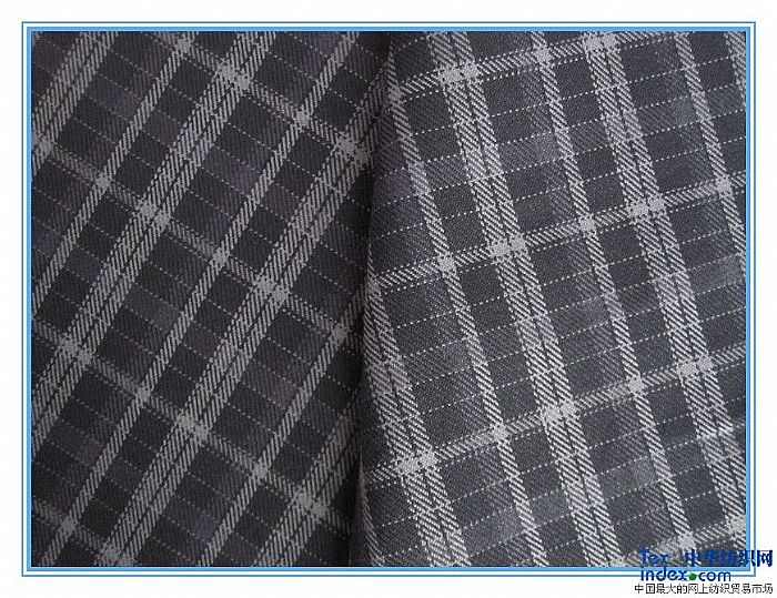 长期供应T\/R 色织布格子面料 克重189g 纱支3