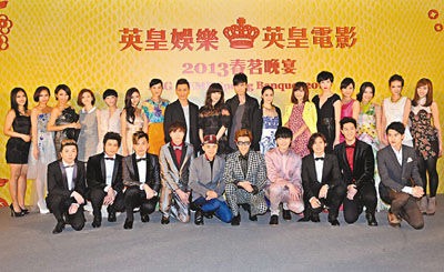 阿娇男友率韩星与英皇合作成焦点