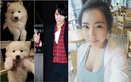 韩星愚人节玩笑朴政珉公开两“孩子”