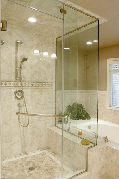 奢华大理石天然石材浴室设计(2)
