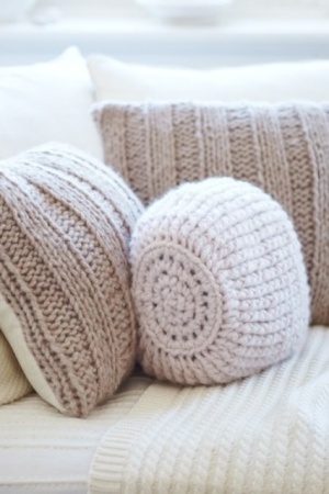 柔和编织棉艺打造出温暖秋季家居