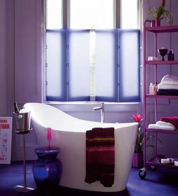 巧用紫色布艺家纺产品装扮典雅的居室