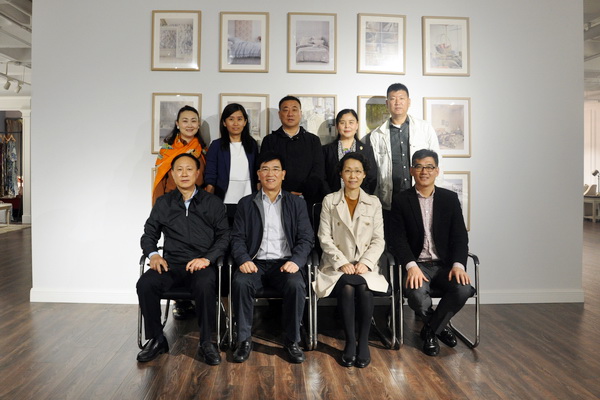 省市侨办领导考察调研莫特斯,与王总座谈企业发展