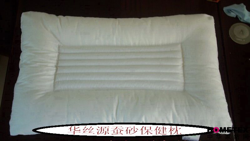 华丝源蚕砂保健枕 规格48*73 用途枕头 成份幼龄蚕砂\植物棉