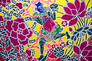 “锦绣齐鲁”绚丽多彩的古朴技艺—彩印花布参加纺织非遗展